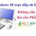 Hướng dẫn cách cài Windows 10 từ ổ cứng đơn giản