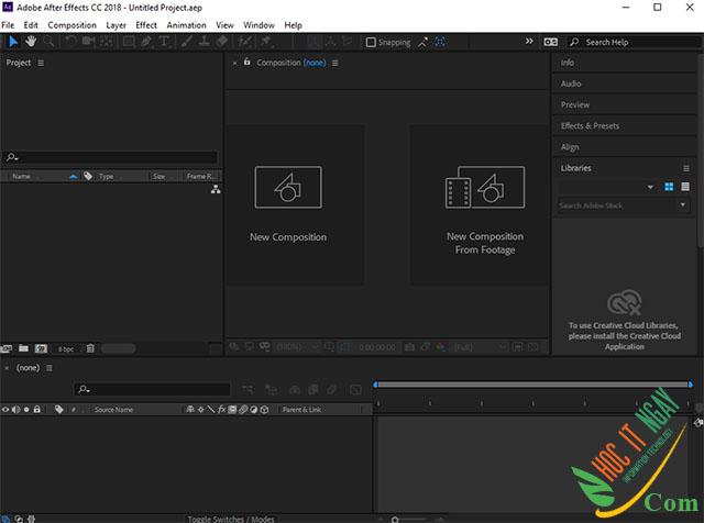 Tải Adobe After Effects CC 2018 miễn phí