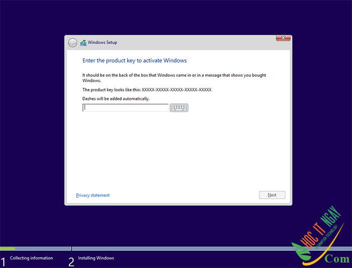 Product Key cài đặt Windows 8/8.1