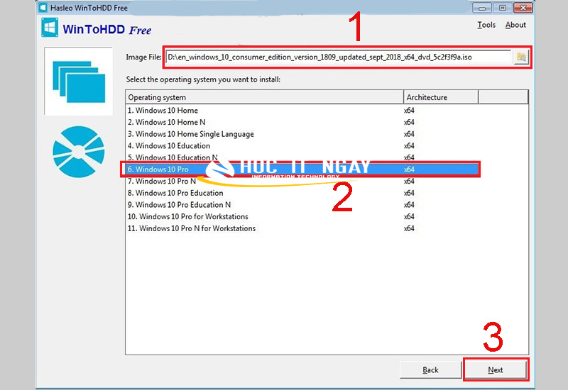 Lưu ý: Không nên đặt file ISO của Windows 10 ở ổ C.