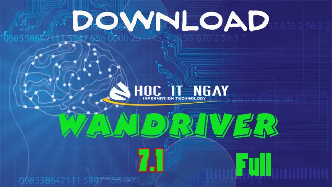 WanDriver 7 là một phần mềm giúp người dùng tự động quét, phát hiện, và cập nhật Drivers cho máy tính
