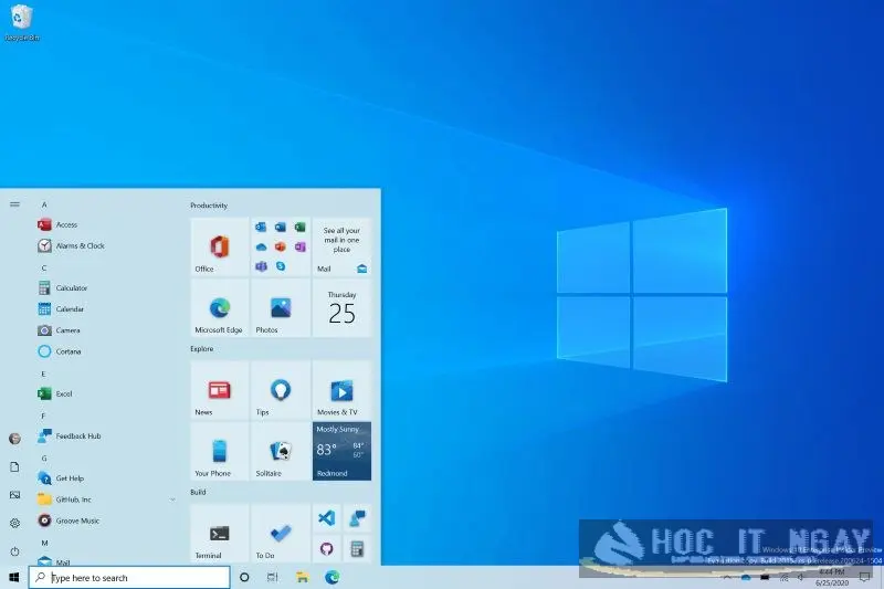 Giao diện Windows 10 21H2 quen thuộc, thân thiện với người dùng