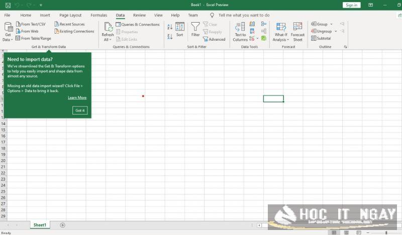 Chỉnh chế độ xem Excel mà không làm gián đoạn