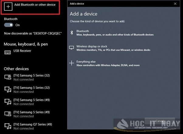Cách tải và cài đặt Driver Bluetooth Win 10 hiệu quả 49 Kết nối với thiết bị khác