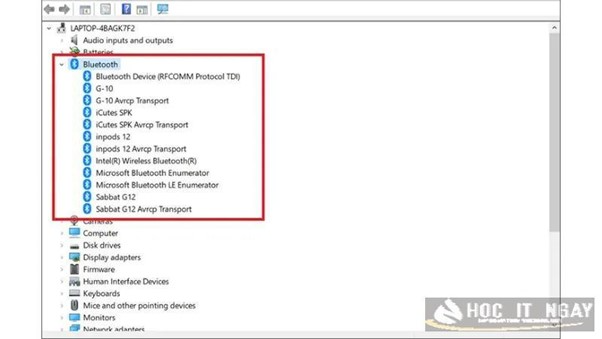Cách tải và cài đặt Driver Bluetooth Win 10 hiệu quả 51 Mở rộng mục Bluetooth