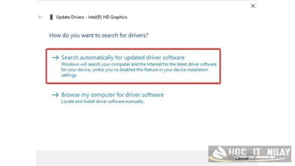 Cách tải và cài đặt Driver Bluetooth Win 10 hiệu quả 53 Nhấp vào lệnh Search automatically for…