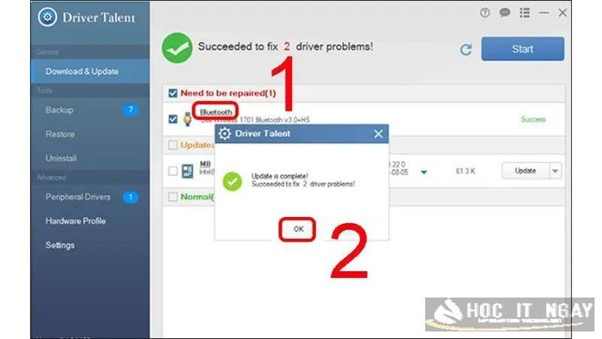 Cách tải và cài đặt Driver Bluetooth Win 10 hiệu quả 62 Tìm và sửa lỗi với Driver Talent