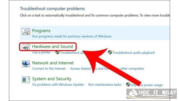 Cách tải và cài đặt Driver Bluetooth Win 10 hiệu quả 67 Chọn Hardware and Sound