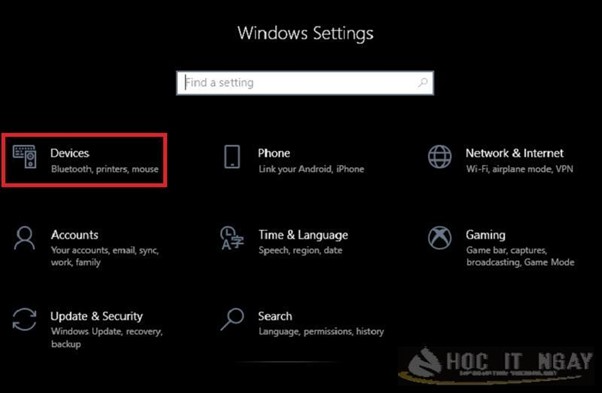 Cách tải và cài đặt Driver Bluetooth Win 10 hiệu quả 47 Chọn Devices