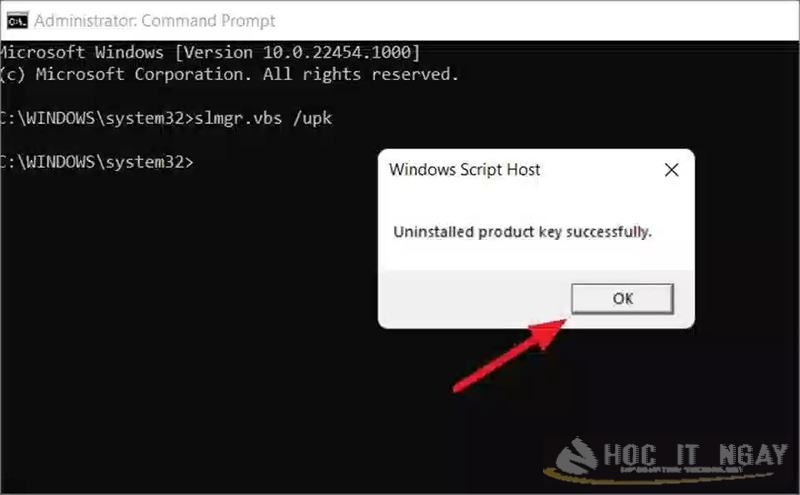 Hướng dẫn Active Win 10 1703 32/ 64Bit vĩnh viễn miễn phí 40 Xóa bỏ key cũ