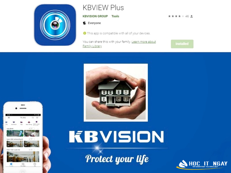 Một phần mềm xem camera với điện thoại mà bạn không thể bỏ qua chính là KBVIEW Lite