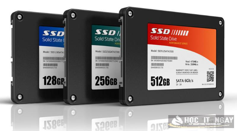 Mức dung lượng ổ cứng SSD hợp với nhu cầu