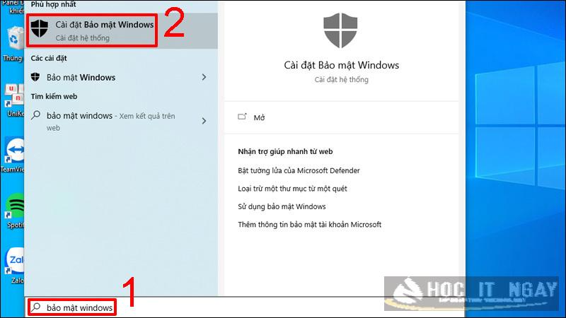 Cách bật/ tắt phần mềm diệt virus win 7 nhanh chóng, hiệu quả 50 Mở hộp thoại bảo mật Windows