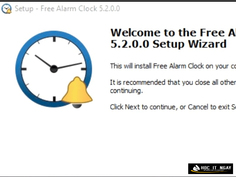 Tải phần mềm Free Alarm Clock trên máy tính
