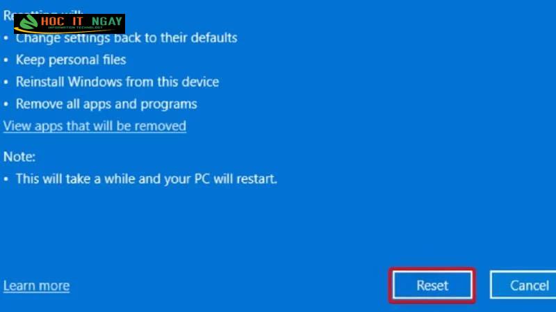 Cách reset máy tính Win 11 đơn giản, không mất dữ liệu 14 cách reset máy tính win 11