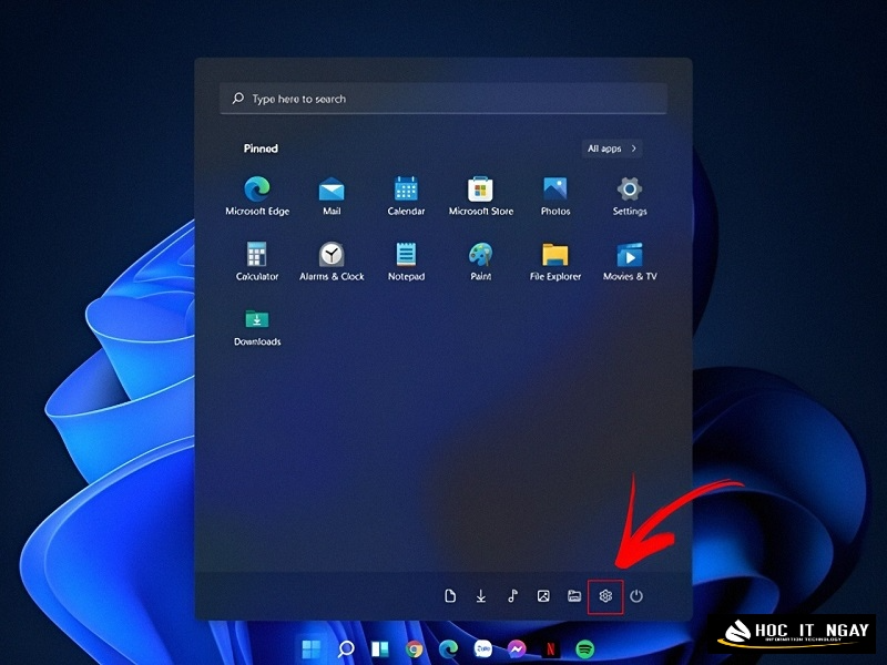 Hướng dẫn bật wifi Laptop trên Win 10 và 11 nhanh chóng 36 Nhấn vào Settings trên laptop Windows 11