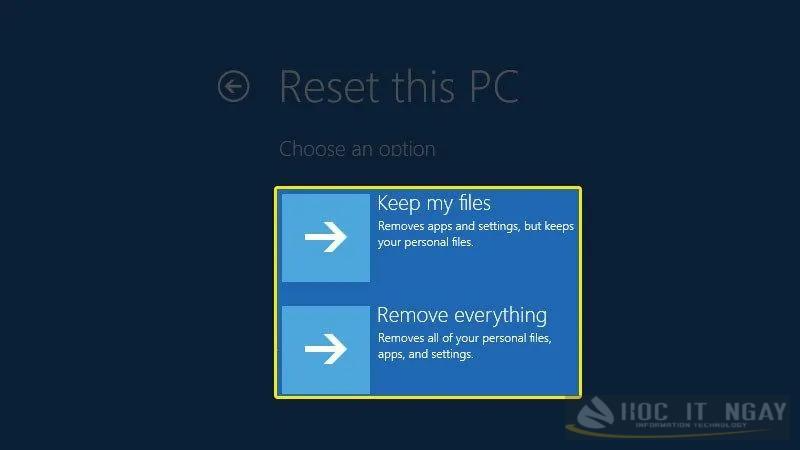 Cách reset máy tính win 10 về trạng thái ban đầu hiệu quả 36 Nhấn lệnh Remove everything