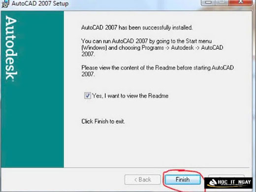 Download Autocad 2007 Full Crack miễn phí - Hướng dẫn cài đặt 37 autocad 2007