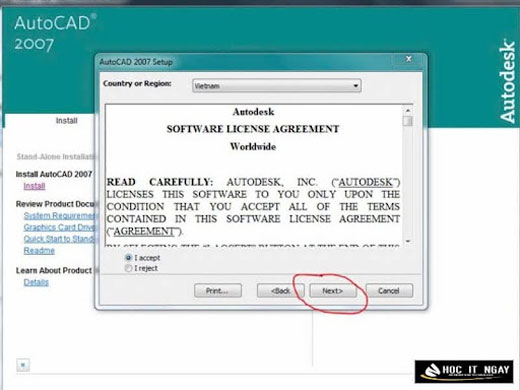 Download Autocad 2007 Full Crack miễn phí - Hướng dẫn cài đặt 29 autocad 2007