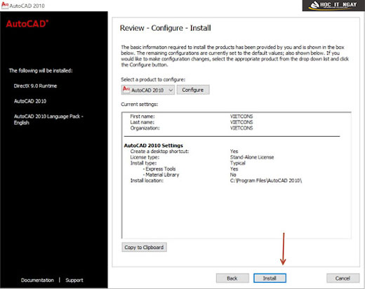 Hướng dẫn tải Autocad 2010 Full Crack 32/64 bit vĩnh viễn 15 autocad 2010 full crack