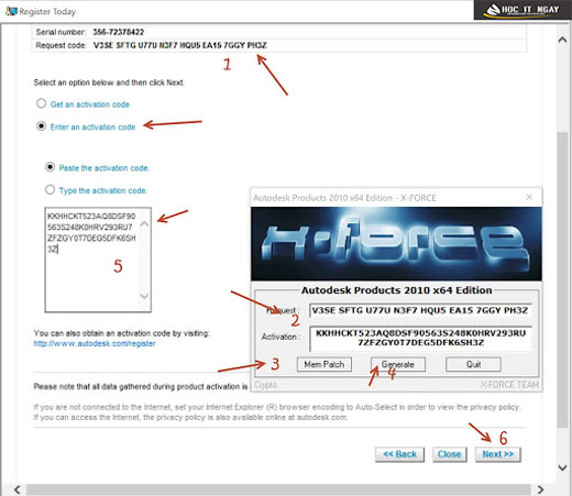 Hướng dẫn tải Autocad 2010 Full Crack 32/64 bit vĩnh viễn 19 autocad 2010 full crack