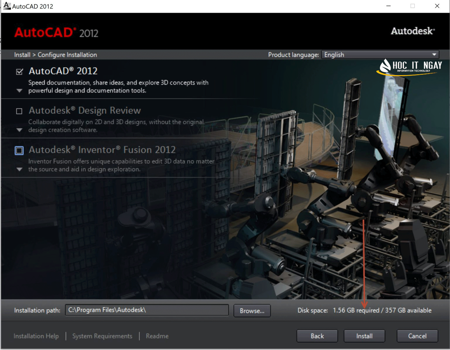 Hướng dẫn tải Autodesk AutoCAD 2012 (Link Google Drive) 14 autocad 2012 1