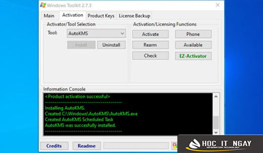 Download Microsoft Toolkit 2.7.3 - Active Windows và Office dễ dàng 31 microsoft toolkit