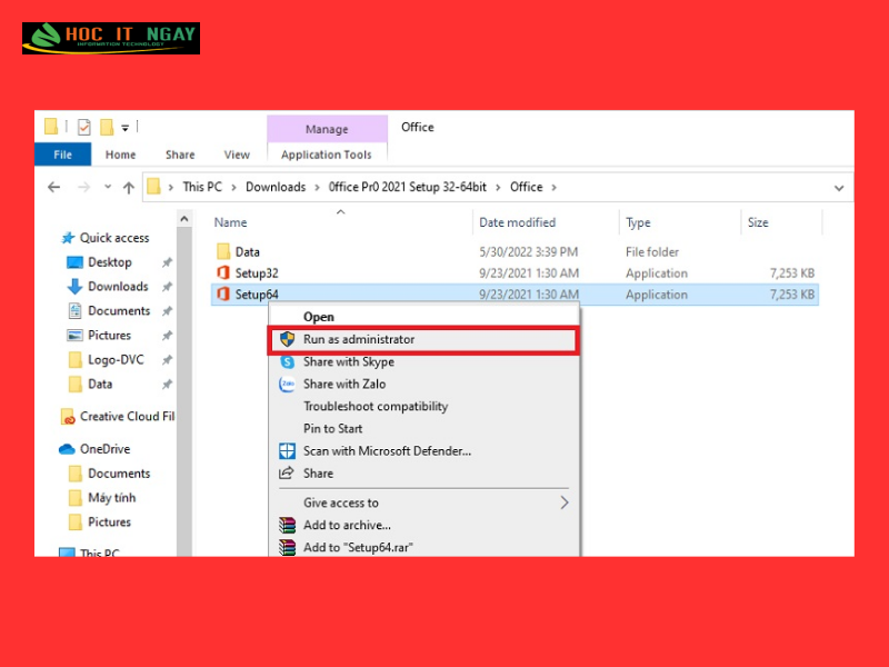 Download Office 2021 Full Crack Google drive Miễn Phí 19 Chọn Run as Administrator để bắt đầu cài đặt.