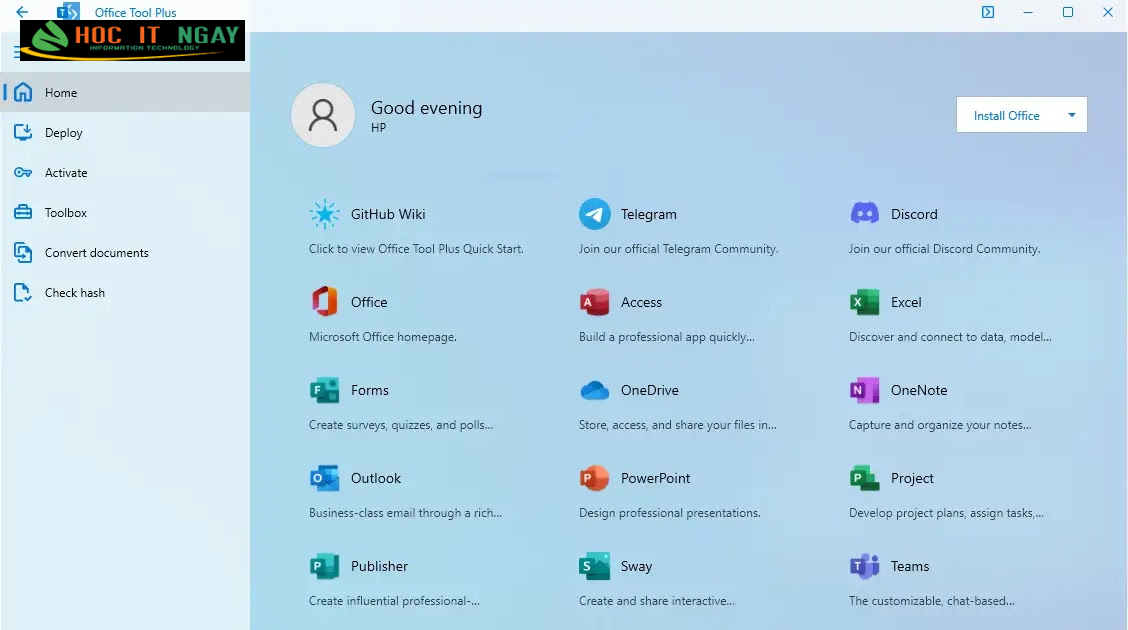 Download Office Tool Plus và hướng dẫn cài đặt chi tiết 6 office ool plus 2