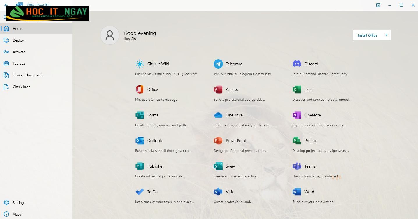 Download Office Tool Plus và hướng dẫn cài đặt chi tiết 8 office ool plus 4